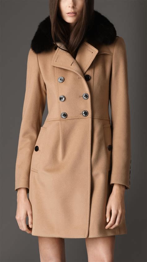 burberry wharston shearling natural white|burberry cashmere jacket.